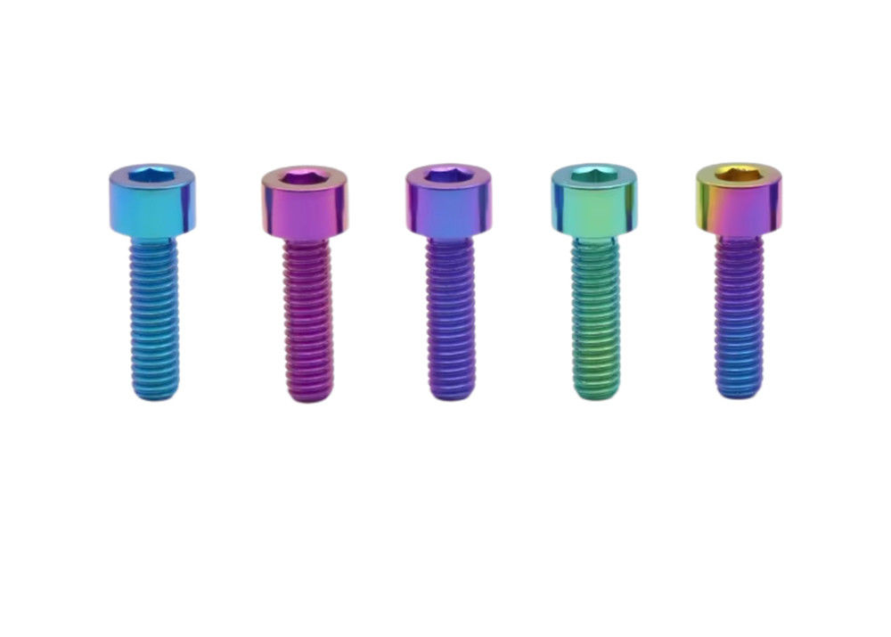 Anodizing Color Hexagon Socket Head Screws For Racing And Motorcycle