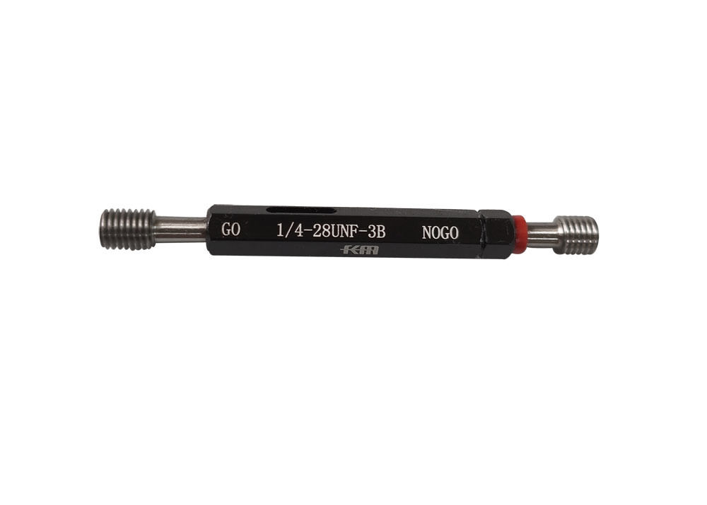 Go/No Go 1/4-28 UNF-3B Thread Plug Gauge with High Precision
