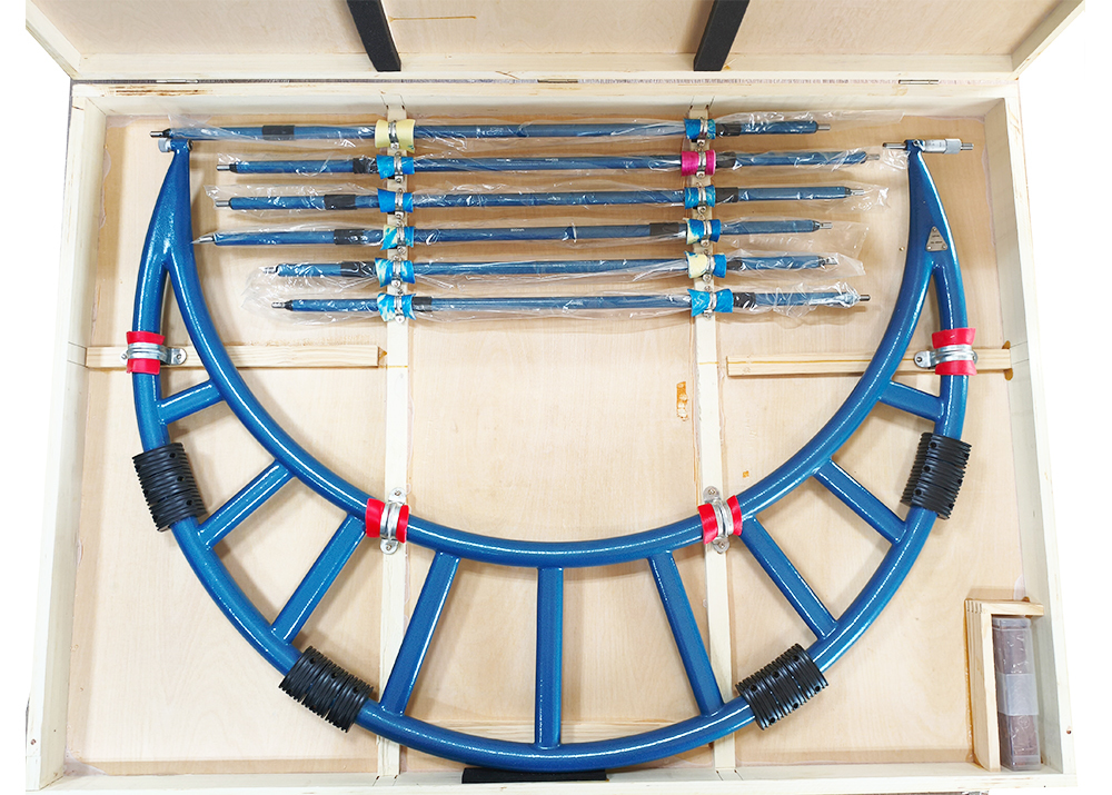 750-900mm Metric Outside Micrometer With Interchangeable Anvils For Different Measuring Range