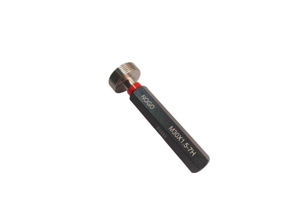 NOGO Type M30X1.5-7H Metric Thread Plug Gauge for Testing Tapped Holes
