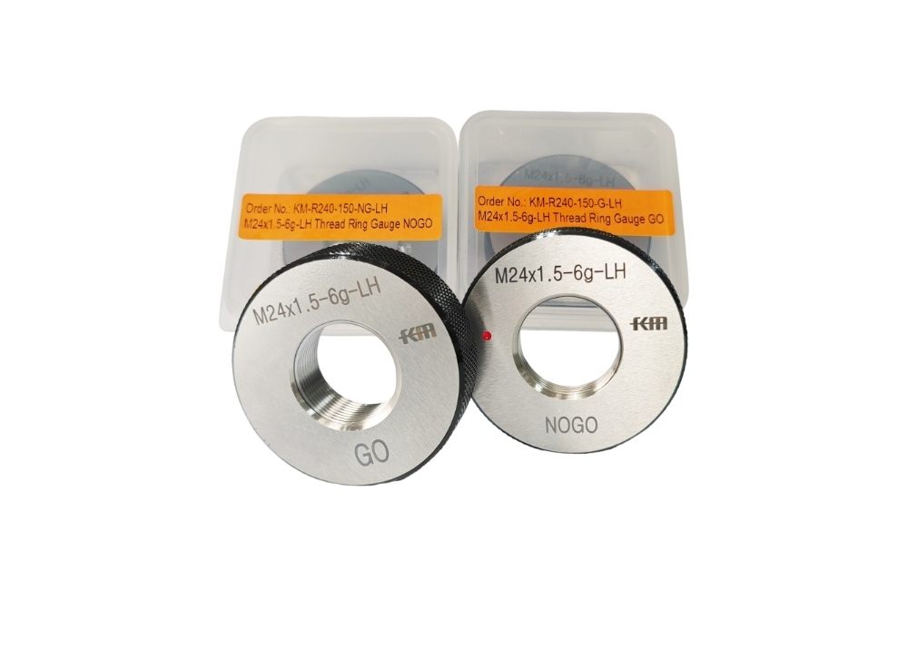 Left Hand M24X1.5 Metric Thread Ring Gauge with 6g Accuracy for Accurate Thread Checking
