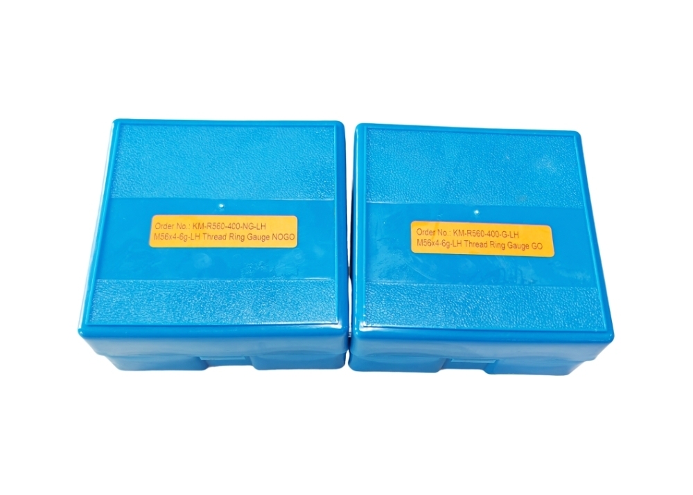 GO and NOGO M56X4 Metric Thread Ring Gauge for Screws Bolts and Threaded Rods with Left Hand