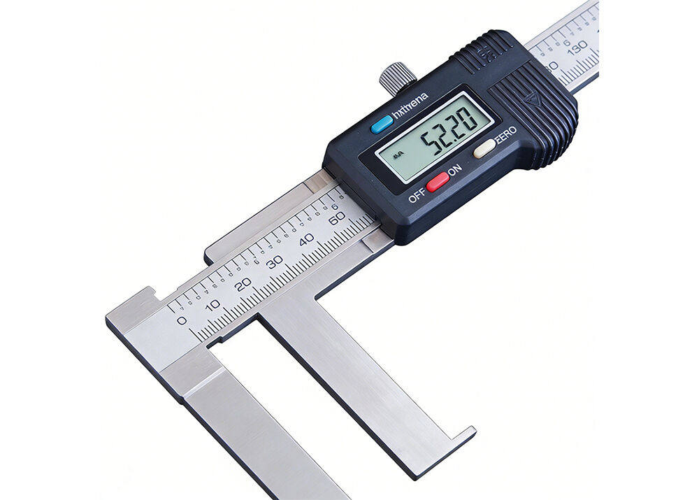 15-200mm/0.6-8" Knife Point Internal Groove Digital Caliper Special Measuring Tool