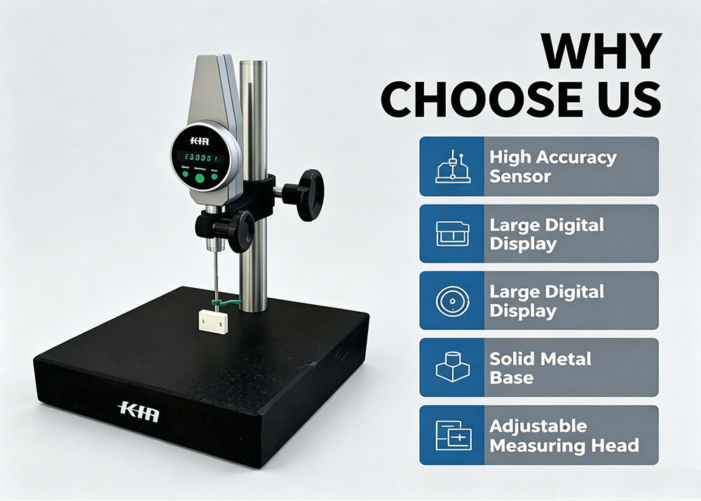 0-50mm Granite Base Digital Height Gauge High Precision Mold Parts Dimension Height Thickness Depth Measuring Tool