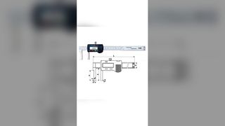 40-500 มม./1.6-20 "สแตนเลสสตีลแบนหัวภายใน Groove Digital Caliper เมตริกวัดเครื่องมือ