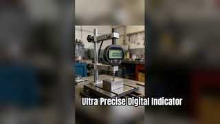 ระดับการป้องกัน IP65 ความแม่นยำสูง 0-12.7 มม./0-0.5 "ตัวบ่งชี้ดิจิตอลอิเล็กทรอนิกส์พร้อม Reso 0.0005"