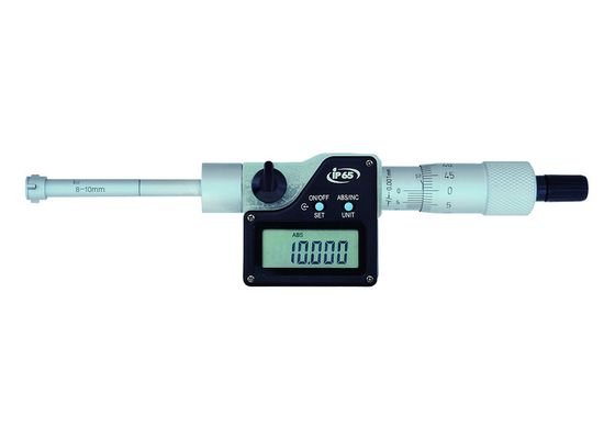 8-10 มิลลิเมตร 3 จุด ดิจิตอล Id Micrometer สําหรับเส้นผ่าตัดภายใน IP65