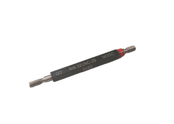 อุปกรณ์เหล็ก ความละเอียดสูง นิ้ว Thread Plug Gauge DIN มาตรฐานสําหรับการทดสอบ Thread ยูนิเฟิร์ตที่แม่นยํา