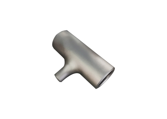 คุณภาพสูง ASTM B 16.9 Gr2 DN40 × DN40 × 3 มิลลิเมตร Butt welded Titanium Tube Reducing Tee สําหรับการใช้ในอุตสาหกรรม